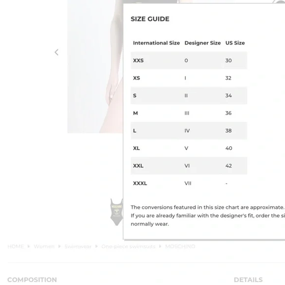 Authentic Moschino one piece swimsuit - Picture 2 of 10